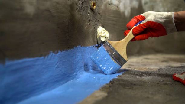 Commercial Basement Waterproofing project at a White Pigeon, MI business property by SJ Waterproofing Pros